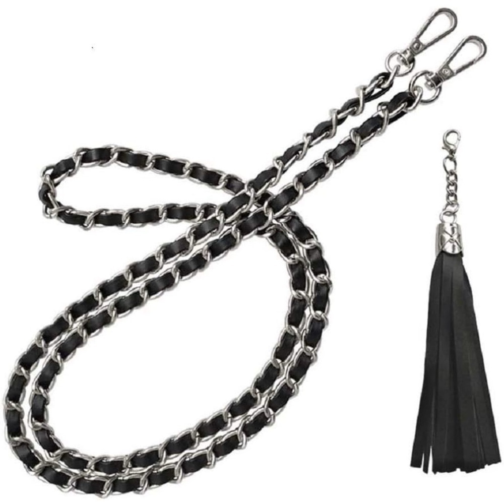 Strap Chanel Style Chain - Faux Leather - Replacement for Crossbody Shoulder Bag - Picture 8 of 8